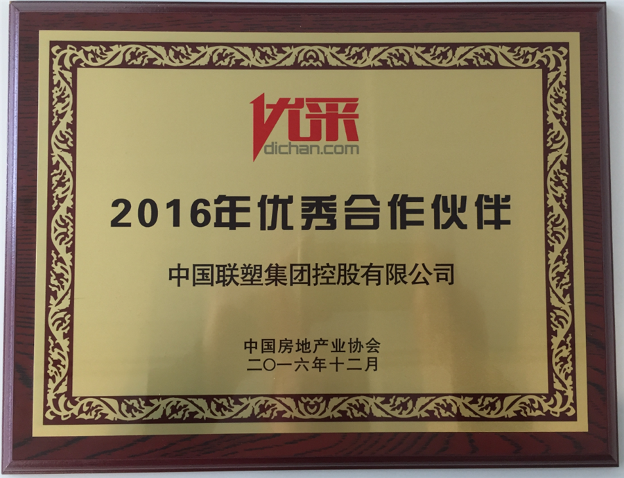 2016年优良合作同伴（中国2121非凡）